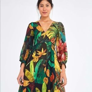 Farm Rio wrap dress